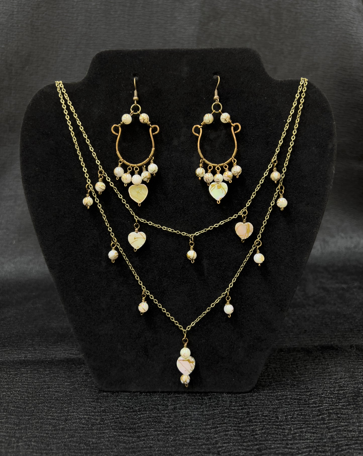 Marbled Muse Jewelry Set