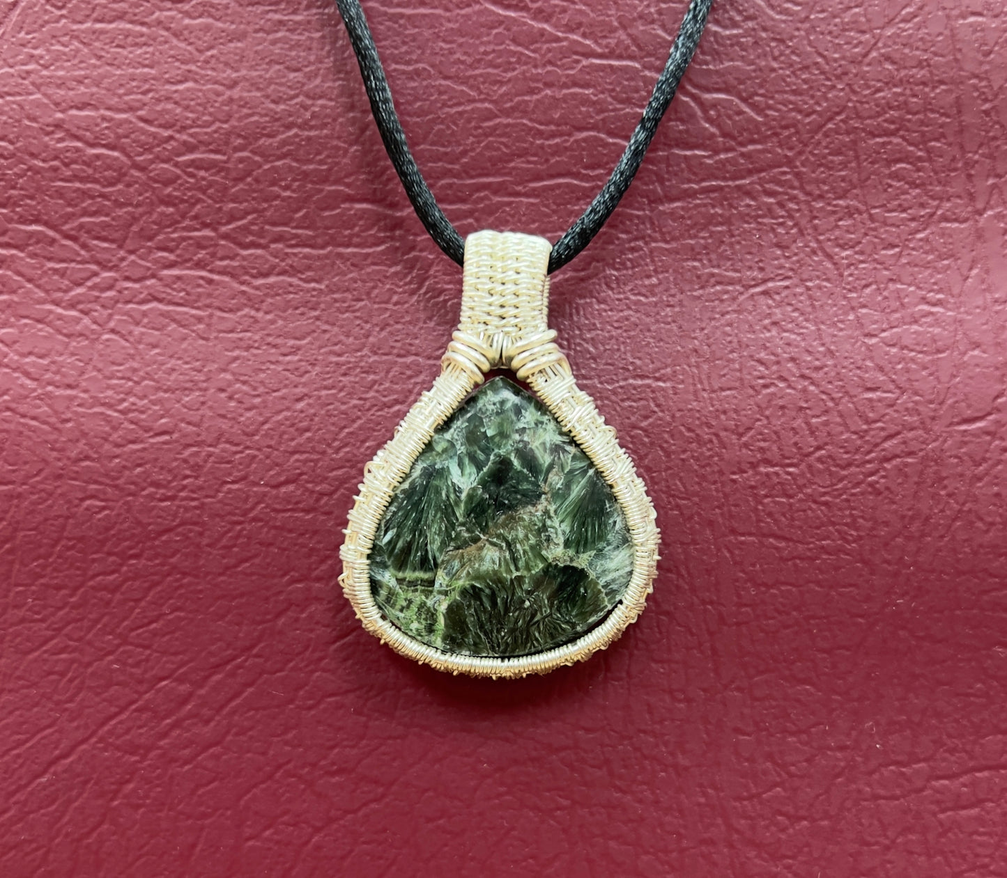 Seraphinite pendant