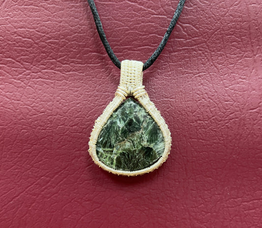 Seraphinite pendant